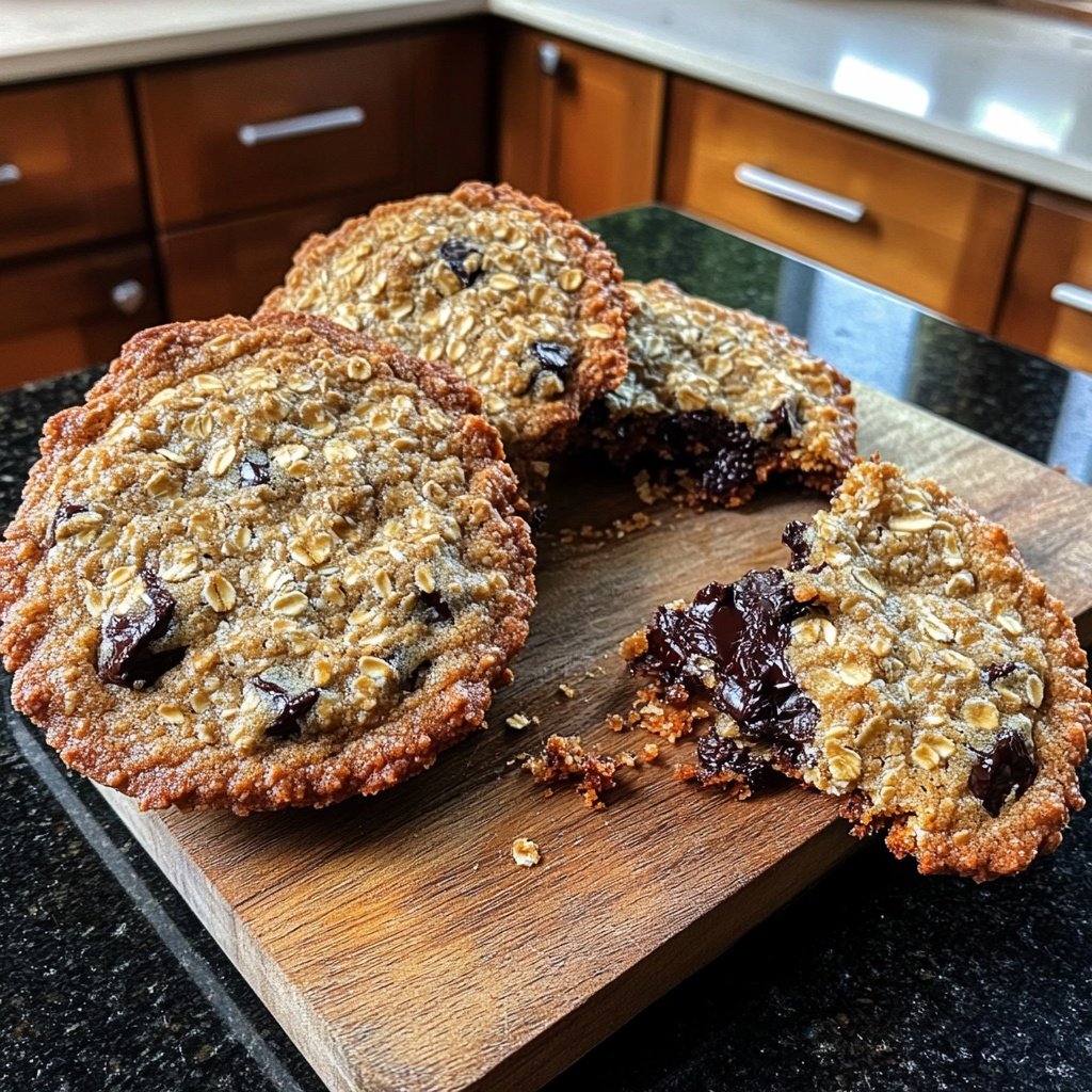 Schoko-Hafer Cookies – glutenfrei & vegan