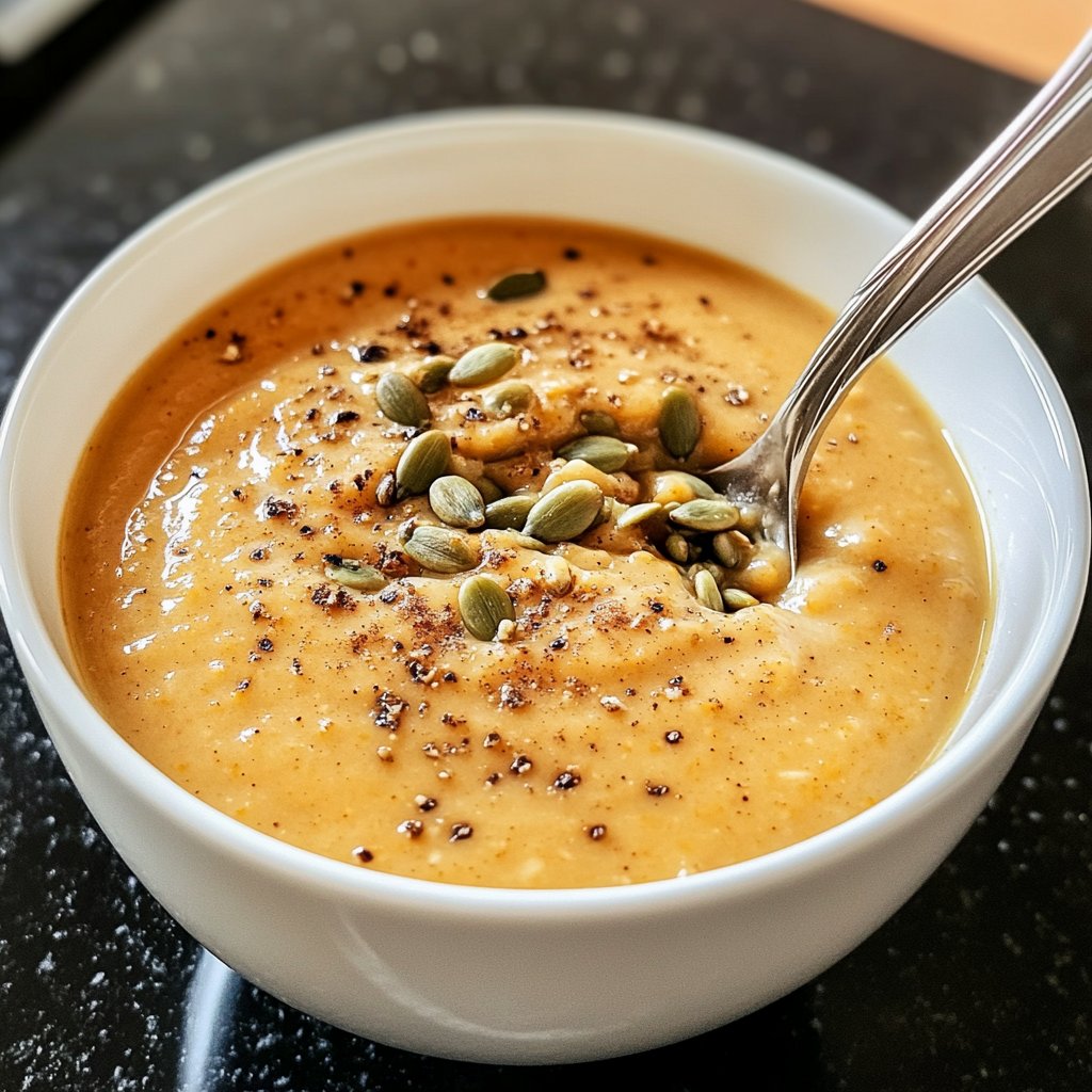 Kürbissuppe mit Muskat