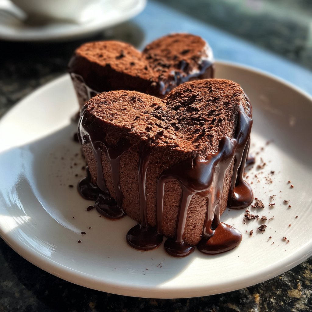 Valentinstag Dessert ohne Zucker