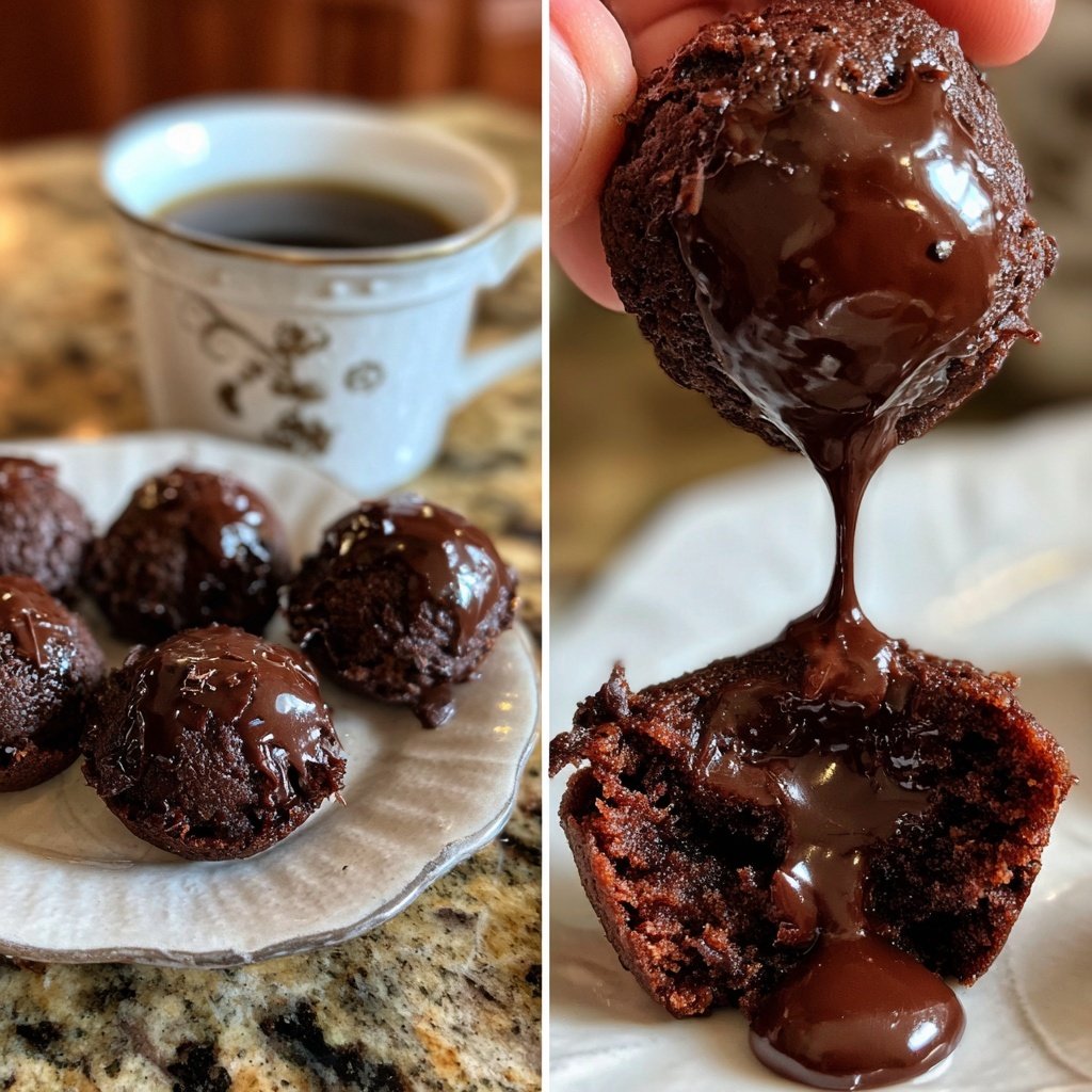 Schokoküchlein mit flüssigem Kern