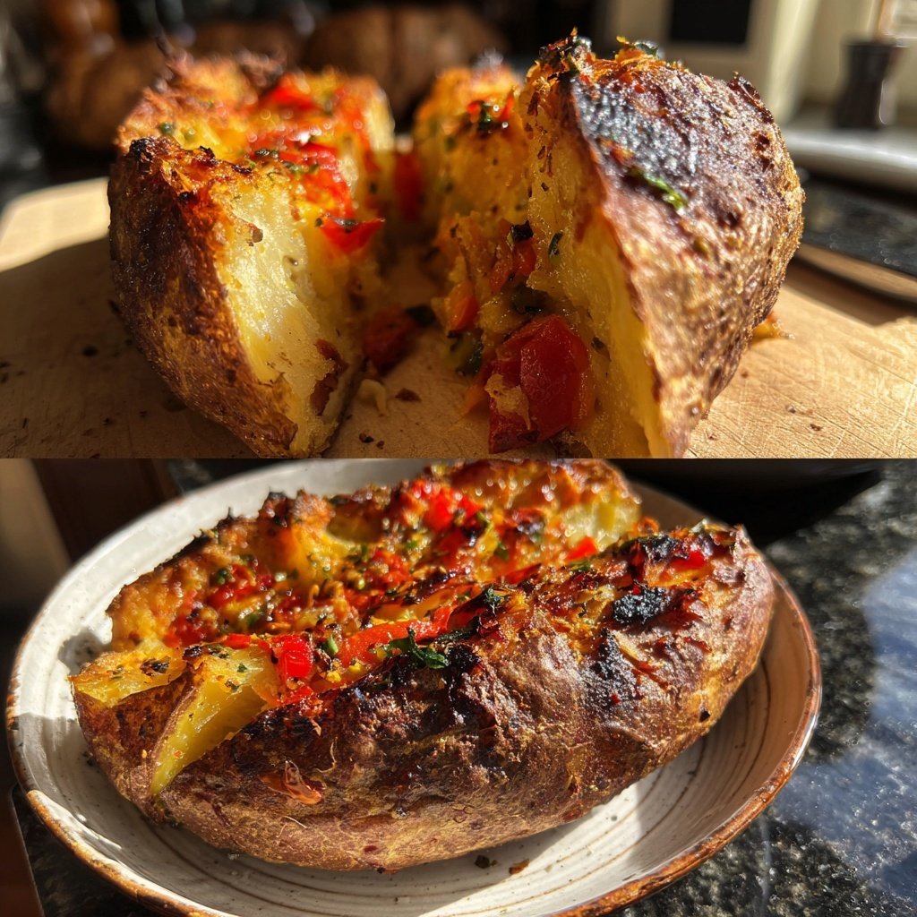 Ofenkartoffeln mit Paprika