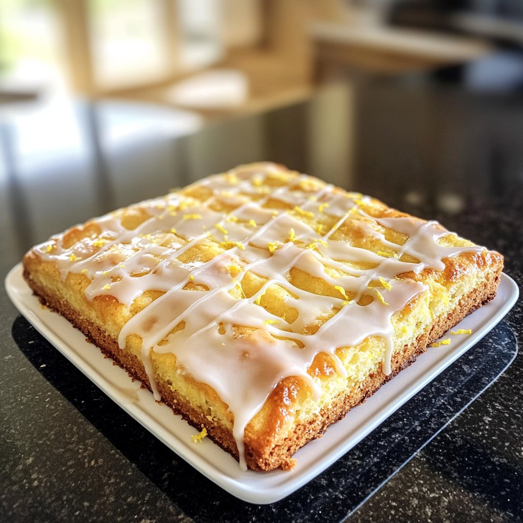 Zitronenkuchen einfach