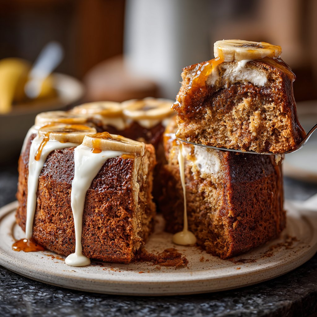 Bananenkuchen mit Joghurt