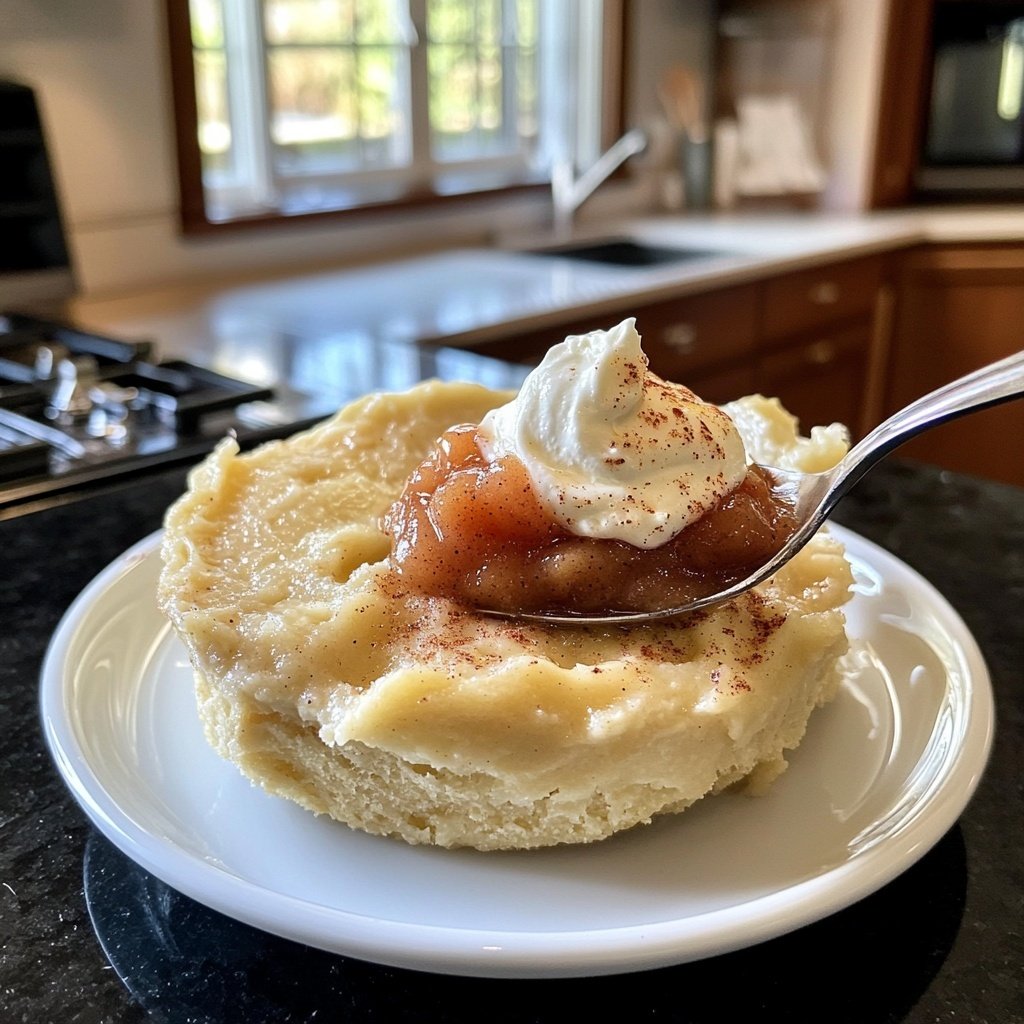 Cremige Zimtcreme mit Apfelmus