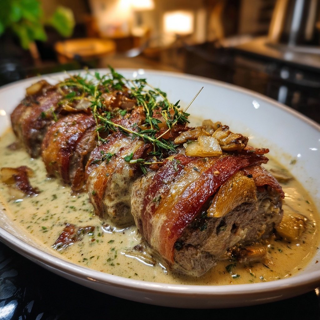 Hausmannskost Rinderrouladen mit Rahmsoße