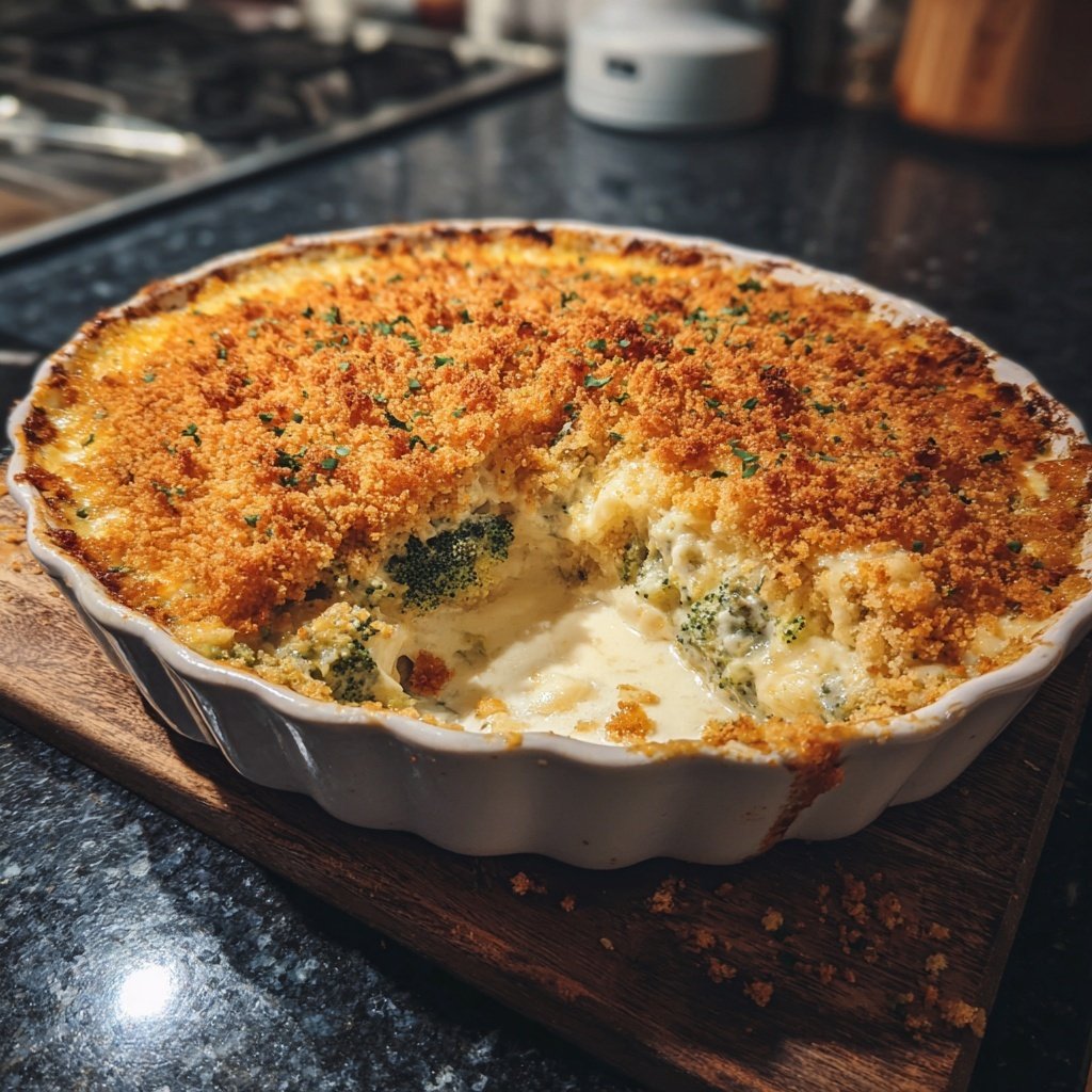 Brokkoli Auflauf Mit Frischkäse