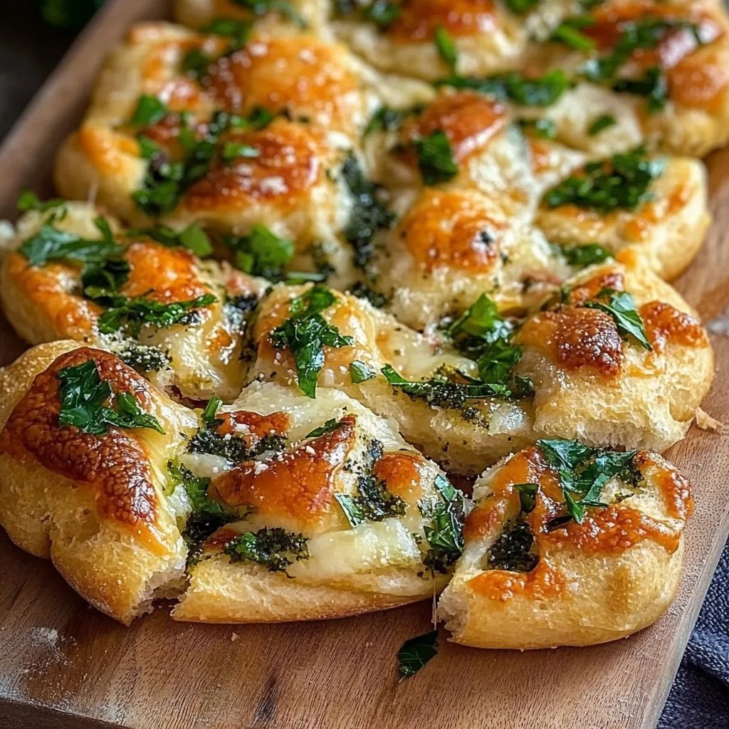 Käse-Knoblauch-Zupfbrot