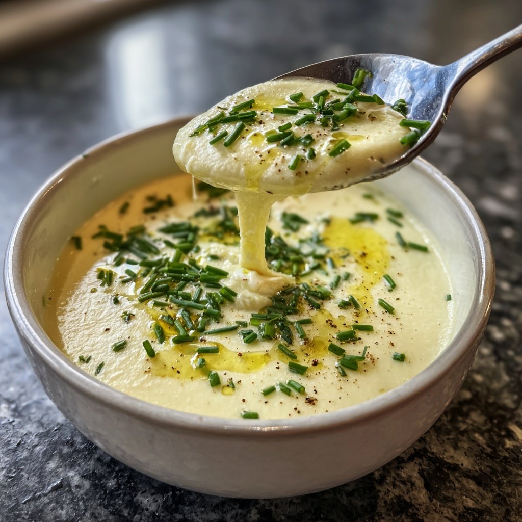 Blumenkohl Suppe Mit Frischkäse